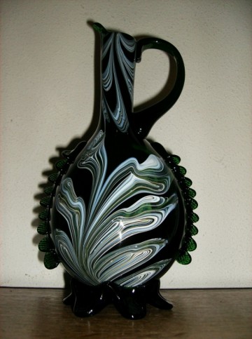 Bijzondere groene Glazen Kan, mogelijk Russische afkomst