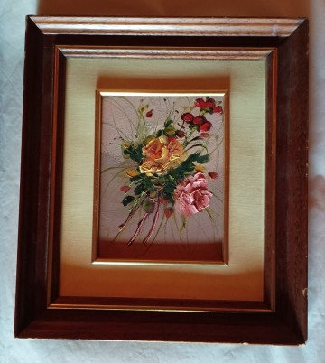 Schilderijtjerozen olieverf 4