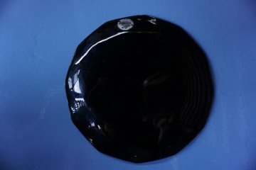 Schoteltje  emaille achter glas 1