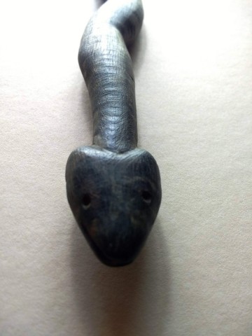 Slang hout tribal art 14