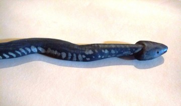 Slang hout tribal art 4