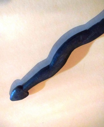 Slang hout tribal art 8