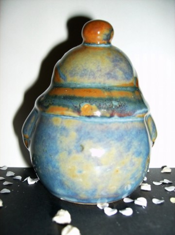 Dottig Sneeuwmannetje, aardewerk