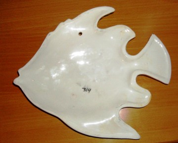 Vis muur ornament ceramisch 5