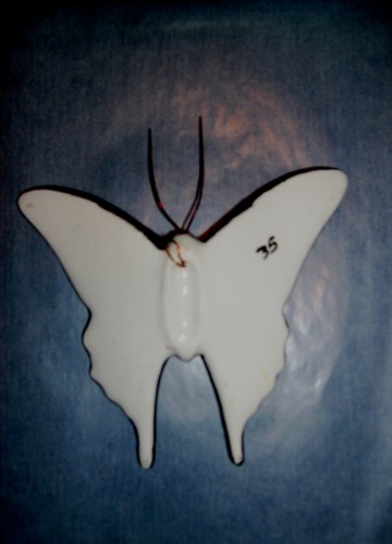 Vlinder  ceramiek  midden 3