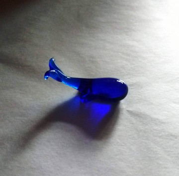 Walvisje glas blauw 1