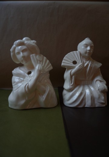 Wierrook branders set  wit porselein geishaman   benihana 3