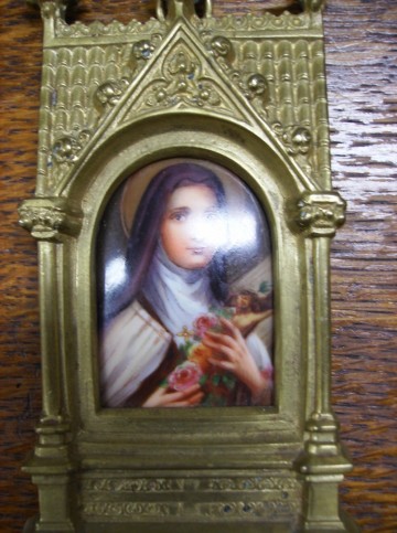 Wijwater altaartje met icoontje mariajezus 10