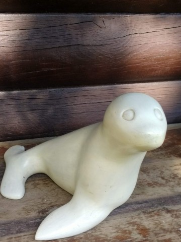 Zeehond hout groot 1