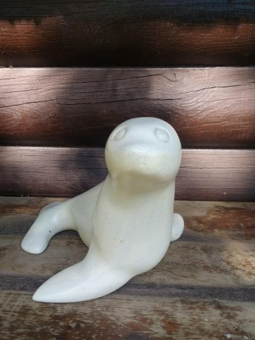 Zeehond hout groot 11