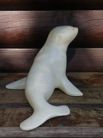 Zeehond hout groot 13