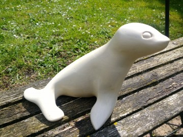 Zeehond hout groot 2